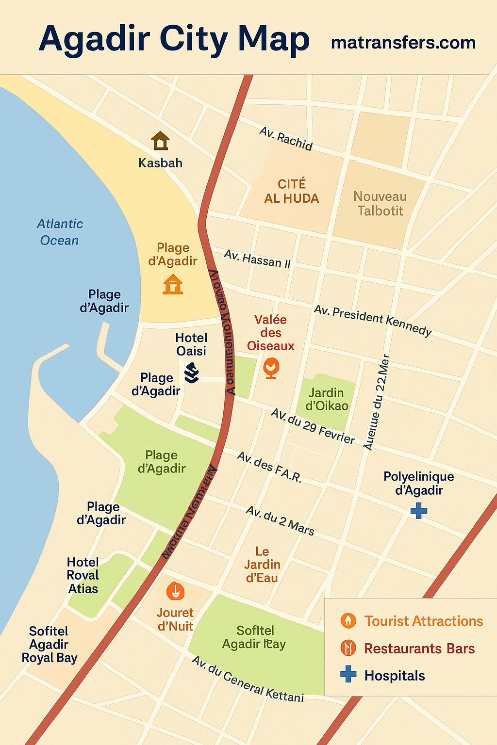 agadir map